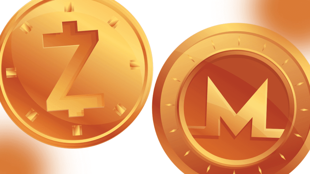 XMR Zcash Coins